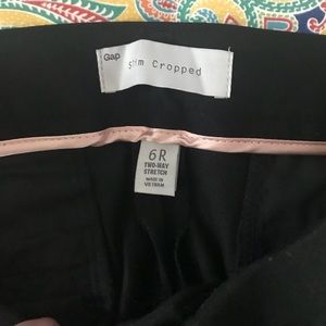 Brand new gap cropped black Capri